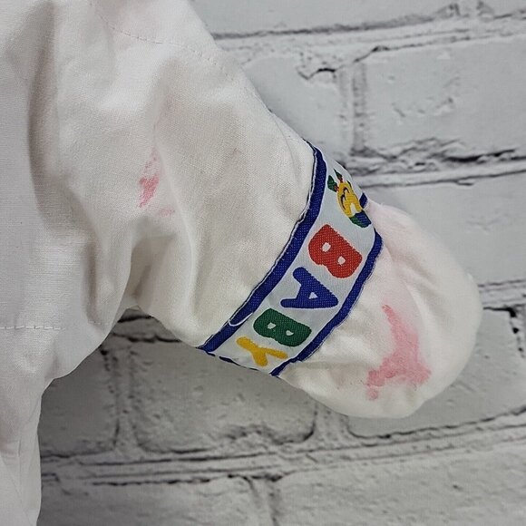 Vintage 80's Sleepsack Snow Suit With Carseat Strap Opening Newborn Flaw - Picture 11 of 14